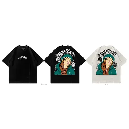 Camiseta Oversized — Modelo 10