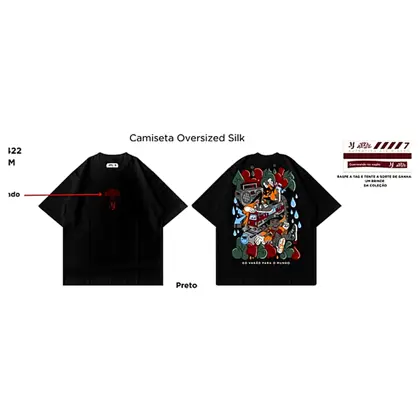 Camiseta Oversized — Modelo 01